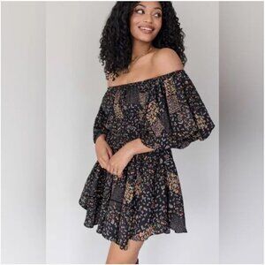 NEW The Post Kingsley Floral Tie Waist Dress Size Small